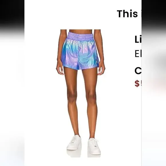 ELEVEN by Venus Williams Light It Up Shorts. - Picture 2 of 10